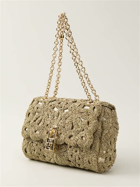 dolce gabbana crochet bag|dolce gabbana bags outlet.